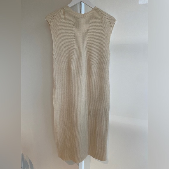 Helmut Lang Ribbed Vest / Sleeveless Sweater Dress Wool Cashmere Cleaned Medium - Picture 4 of 15